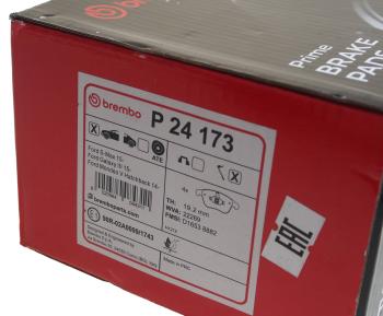 5 449 р. Колодки тормозные FORD Mondeo (15-) передние (4шт.) BREMBO BREMBO p24173  с доставкой в г. Вологда. Увеличить фотографию 4