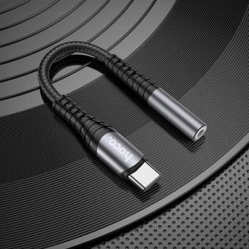 319 р. Переходник USB Type C на jack 3.5 черный HOCO HOCO ls33 черный  с доставкой в г. Вологда. Увеличить фотографию 5