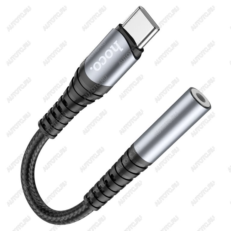319 р. Переходник USB Type C на jack 3.5 черный HOCO HOCO ls33 черный  с доставкой в г. Вологда