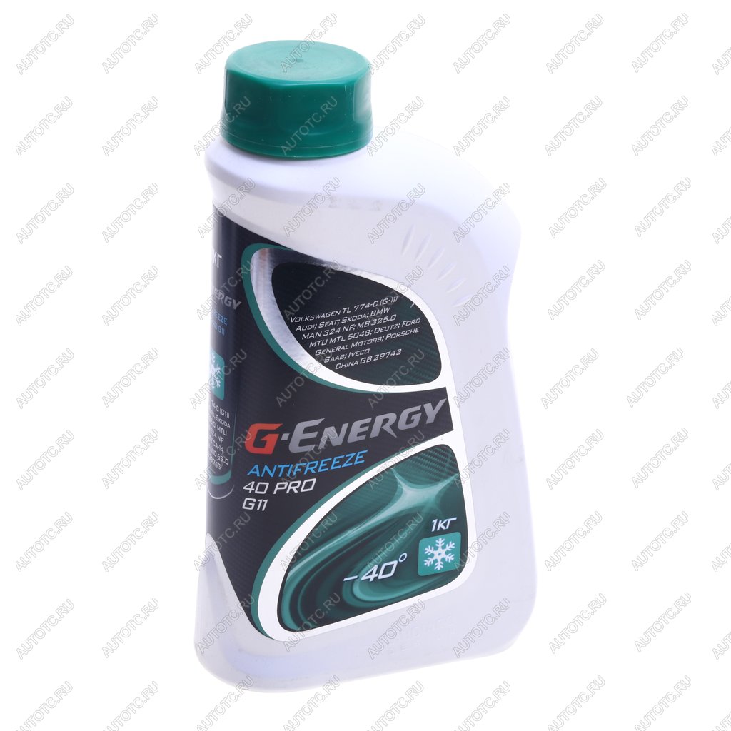 282 р. Антифриз зеленый -40C PRO 1кг G11 G-ENERGY GAZPROMNEFT 002422210029  с доставкой в г. Вологда