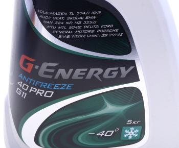 1 239 р. Антифриз зеленый -40C PRO 5кг G11 G-ENERGY GAZPROMNEFT 002422210300  с доставкой в г. Вологда. Увеличить фотографию 3