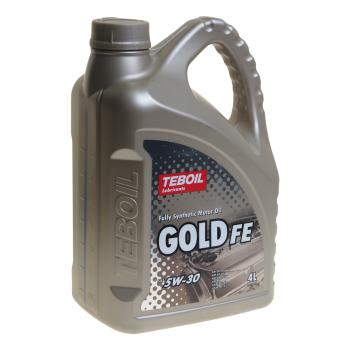2 399 р. Масло моторное GOLD FE 5W30 синт.4л TEBOIL TEBOIL 3470594  с доставкой в г. Вологда. Увеличить фотографию 1