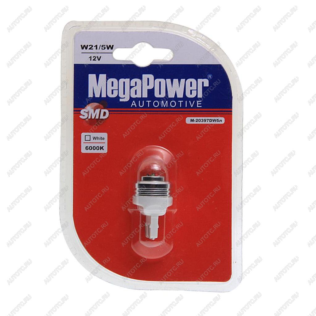 429 р. Лампа светодиодная 12V W215W W2.5х16q 6000К бесцокольная блистер (1шт.) MEGAPOWER MEGAPOWER-AUTOMOTIVE 20397dwбл  с доставкой в г. Вологда