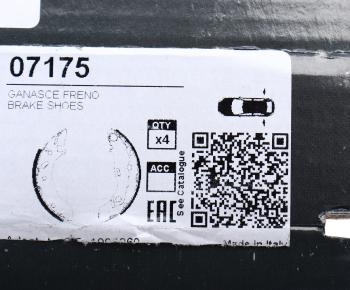 1 459 р. Колодки тормозные FORD Escort (98-) задние барабанные (4шт.) LPR LPR 07175  с доставкой в г. Вологда. Увеличить фотографию 6