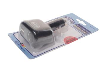 839 р. Разветвитель прикуривателя 2-х гнездовой + 1 USB 12V ALCA ALCA 510100  с доставкой в г. Вологда. Увеличить фотографию 1