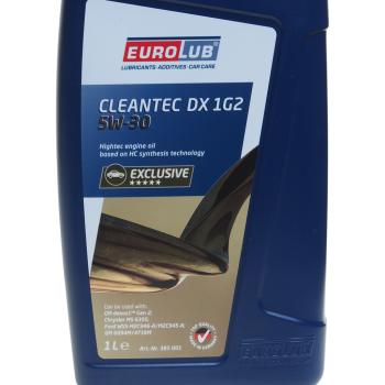 1 399 р. Масло моторное CLEANTEC DXS SPGF-6A 5W30 синт.1л EUROLUB EUROLUB 385001  с доставкой в г. Вологда. Увеличить фотографию 2