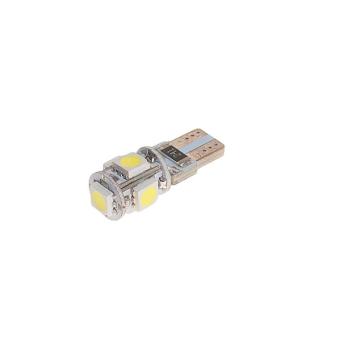 52 р. Лампа светодиодная 12V W5W T10 W2.1x9.5d 6000K 5 LED с обманкой CANbus MEGAPOW ER MEGAPOWER-AUTOMOTIVE 70214w  с доставкой в г. Вологда. Увеличить фотографию 2