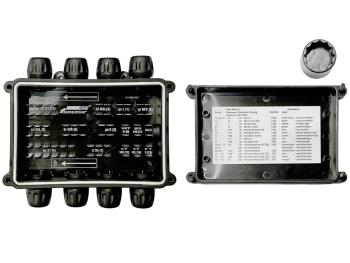6 249 р. Коробка распределительная электропроводки малая 4x4 вывода STARTEC STARTEC inf.10.904  с доставкой в г. Вологда. Увеличить фотографию 1