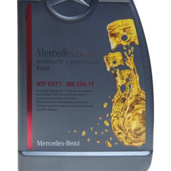 3 399 р. Масло трансмиссионное MERCEDES ATF 1л для АКПП (спецификация 236.17) OE MERCEDES a002989060312  с доставкой в г. Вологда. Увеличить фотографию 2