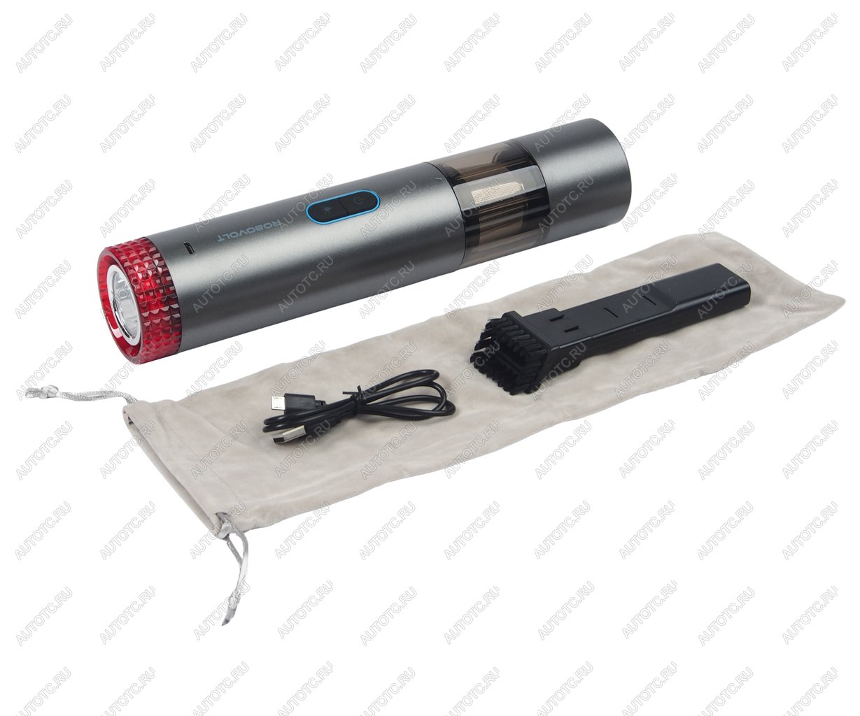 5 399 р. Пылесос портативный аккумуляторный 80W 5000Pa (2 насадки,LED фонарь) AUTOPROFI AUTOPROFI rbv600  с доставкой в г. Вологда
