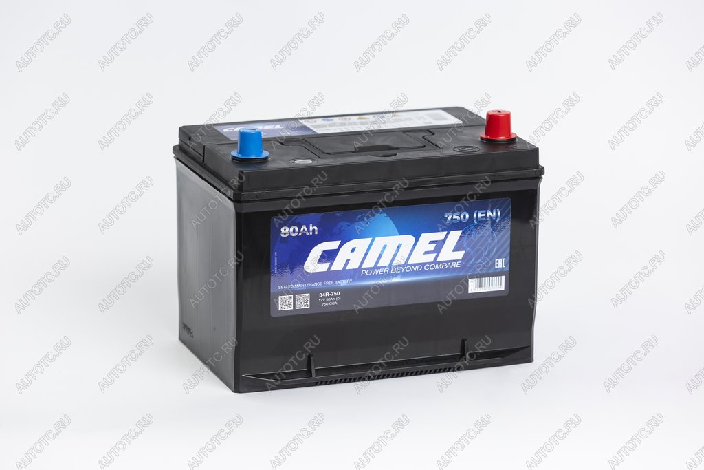 10 999 р. Аккумулятор CAMEL 80Ач обратная полярность CAMEL 6ст80(0) 34r-750  с доставкой в г. Вологда