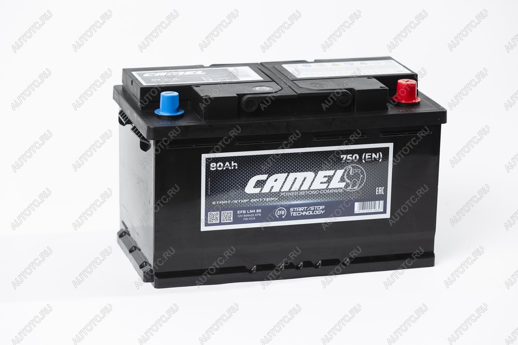 13 499 р. Аккумулятор CAMEL EFB 80Ач обратная полярность CAMEL 6ст80(0) l4 (efb ln4 80)  с доставкой в г. Вологда