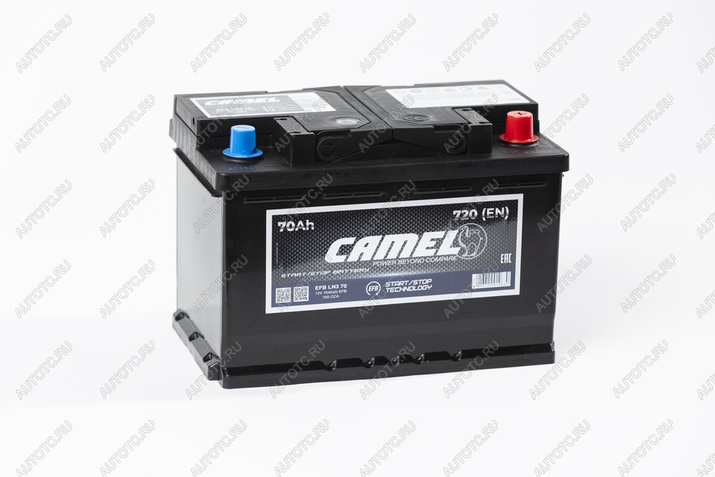 12 299 р. Аккумулятор CAMEL EFB 70Ач обратная полярность CAMEL 6ст70(0) l3 (efb ln3 70)  с доставкой в г. Вологда