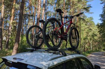 8 999 р. Велокрепление на крышу Petroil Tuning Jetour X70 рестайлинг (2023-2025) (черный)  с доставкой в г. Вологда. Увеличить фотографию 4