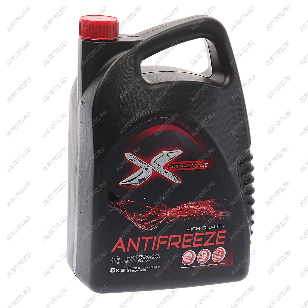 1 069 р. Антифриз красный -40C 5кг G12+ X-FREEZE  с доставкой в г. Вологда