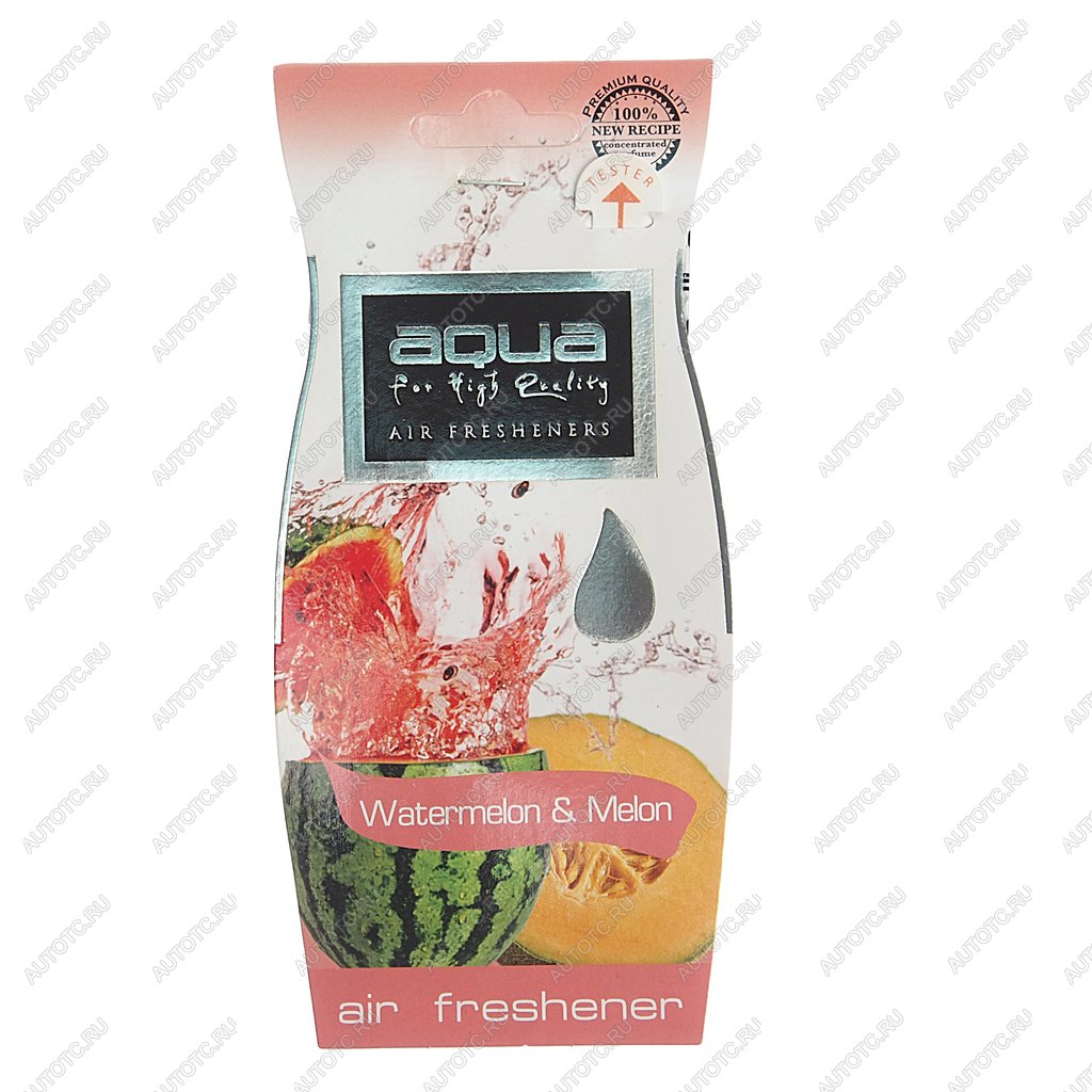 138 р. Ароматизатор подвесной пластина (watermelon & melon) Air Freshener Drop AQUA  с доставкой в г. Вологда
