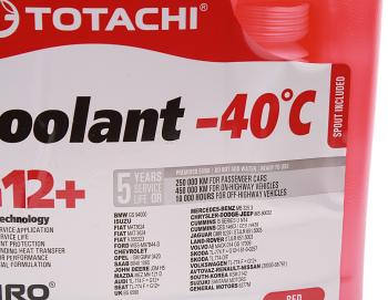 1 189 р. Антифриз красный -40C 5кг G12+ NIRO Coolant TOTACHI  с доставкой в г. Вологда. Увеличить фотографию 2