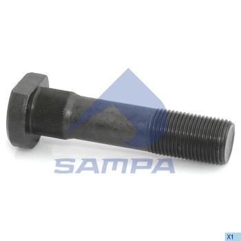 199 р. Шпилька колеса MAN заднего (M18х1.5х85мм со шлицами) SAMPA  с доставкой в г. Вологда. Увеличить фотографию 3