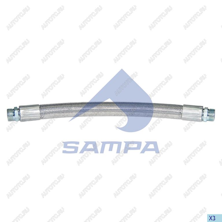 2 899 р. Шланг MAN компрессора L=420мм SAMPA  с доставкой в г. Вологда