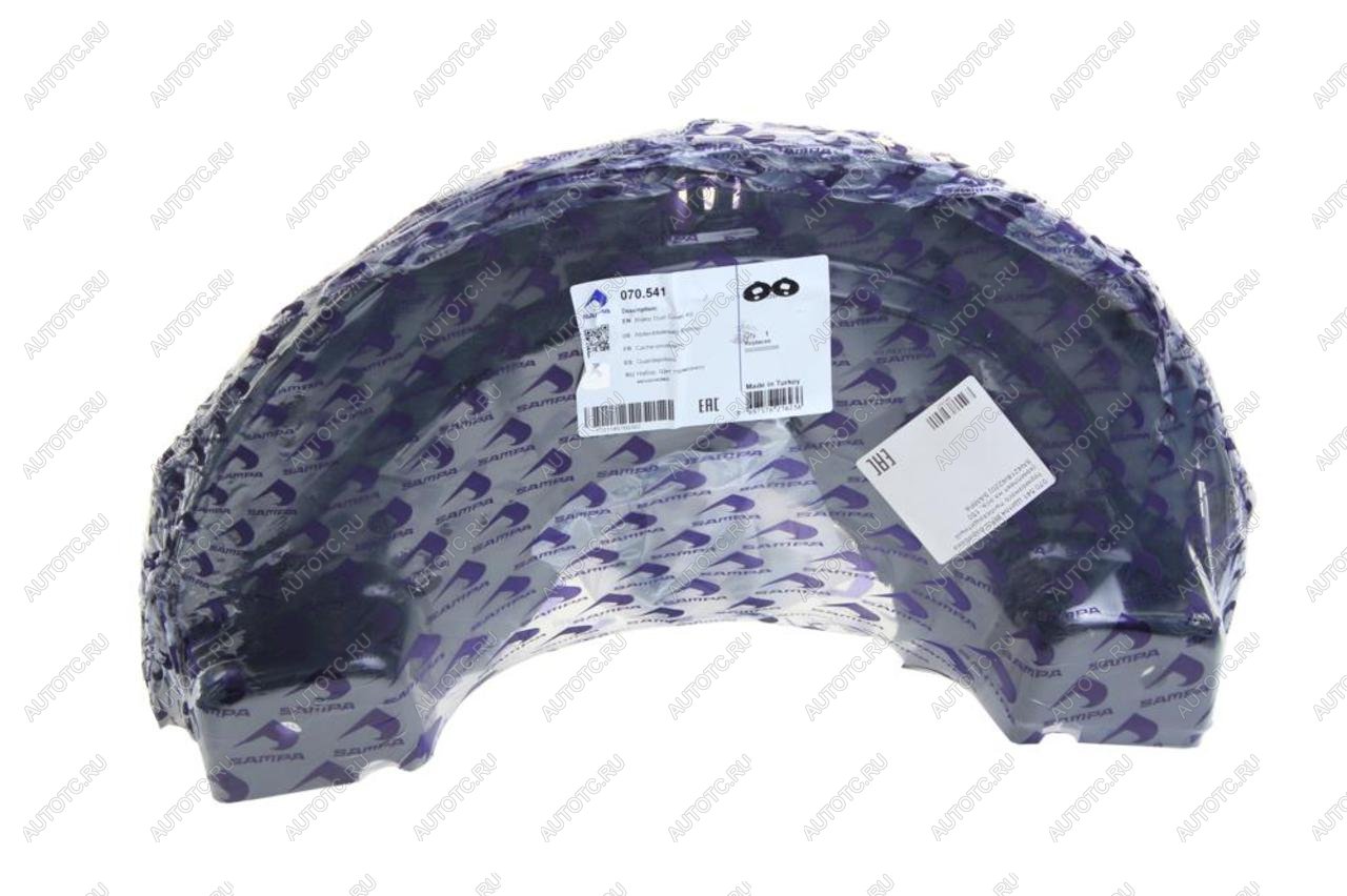 2 999 р. Щиток BPW барабана тормозного пылезащитный (комплект на ось, 150 SN42184220) SAMPA  с доставкой в г. Вологда