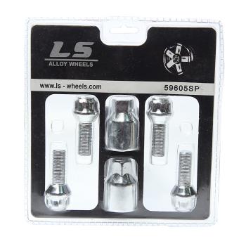 1 049 р. Болт колеса М12х1.25х29 секретки конус 2 ключа LS WHEELS  с доставкой в г. Вологда. Увеличить фотографию 1