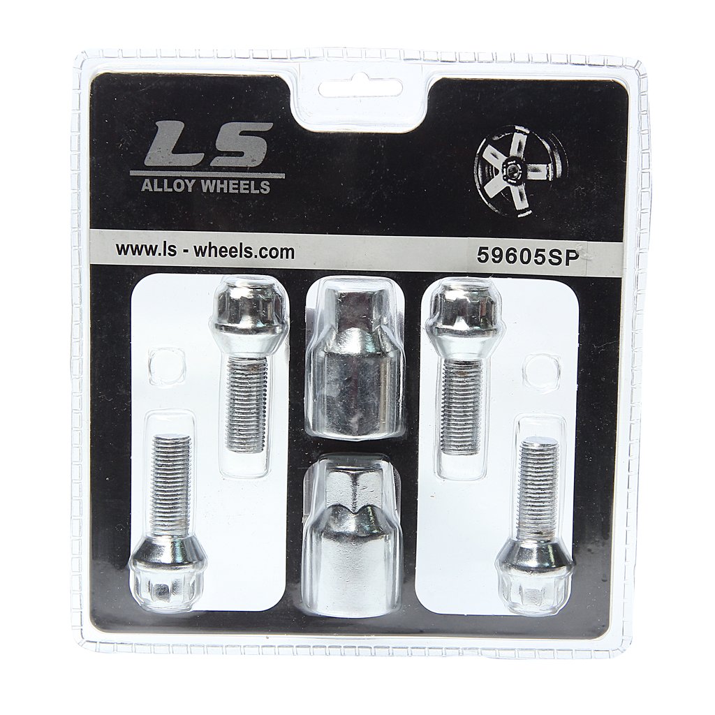 1 049 р. Болт колеса М12х1.25х29 секретки конус 2 ключа LS WHEELS  с доставкой в г. Вологда