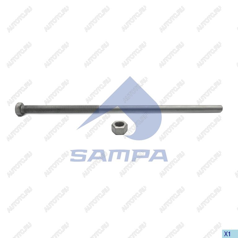 1 029 р. Болт M16x410 седельного устройства регулировочный SAMPA  с доставкой в г. Вологда