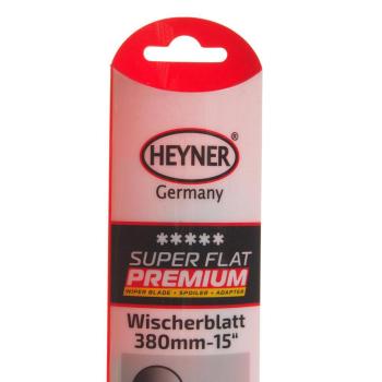 829 р. Щетка стеклоочистителя 380мм бескаркасная Super Flat Premium HEYNER  с доставкой в г. Вологда. Увеличить фотографию 3