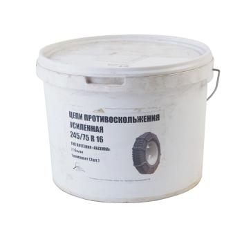 5 349 р. Цепь противоскольжения усиленная d=6мм R16 24575 для джипа (тип лесенка) 2шт. ЛИМ  с доставкой в г. Вологда. Увеличить фотографию 4