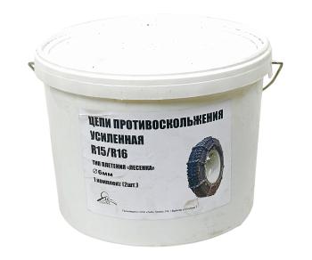 4 999 р. Цепь противоскольжения усиленная d=6мм R15,R16 УАЗ для внедорожника (тип лесенка) 2шт. ЛИМ  с доставкой в г. Вологда. Увеличить фотографию 3