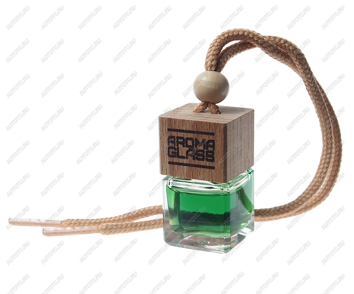 171 р. Ароматизатор подвесной жидкостный (Aqua de Melon) с деревянной крышкой Aroma Glass FOUETTE  с доставкой в г. Вологда