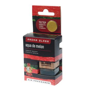 171 р. Ароматизатор подвесной жидкостный (Aqua de Melon) с деревянной крышкой Aroma Glass FOUETTE  с доставкой в г. Вологда. Увеличить фотографию 2