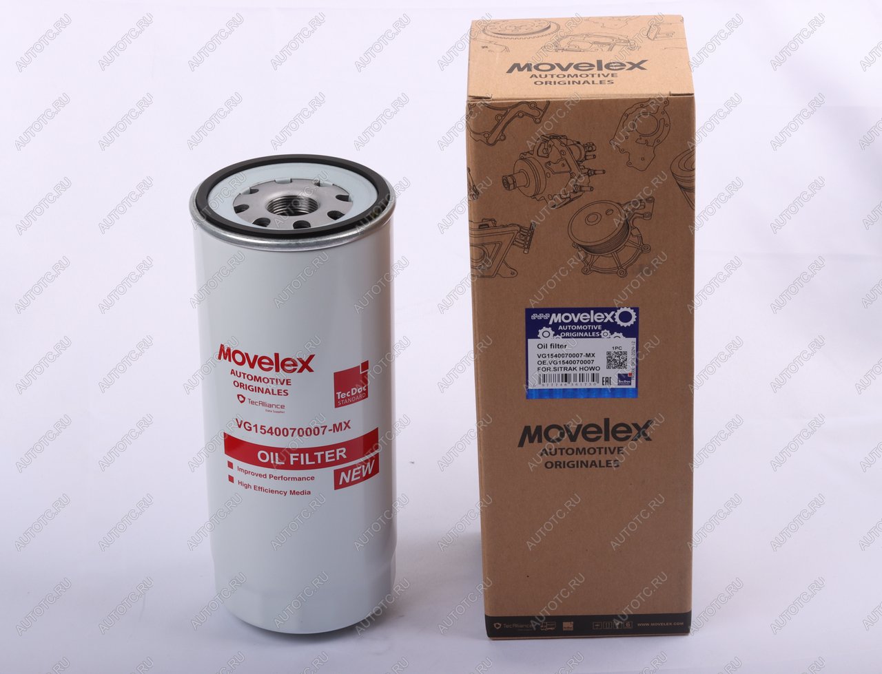 1 139 р. Фильтр масляный SITRAK HOWO ЕВРО-3 MOVELEX  с доставкой в г. Вологда