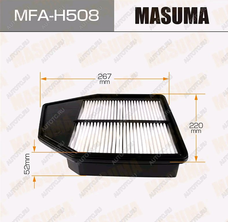 599 р. Фильтр воздушный HONDA Accord (08-) MASUMA  с доставкой в г. Вологда