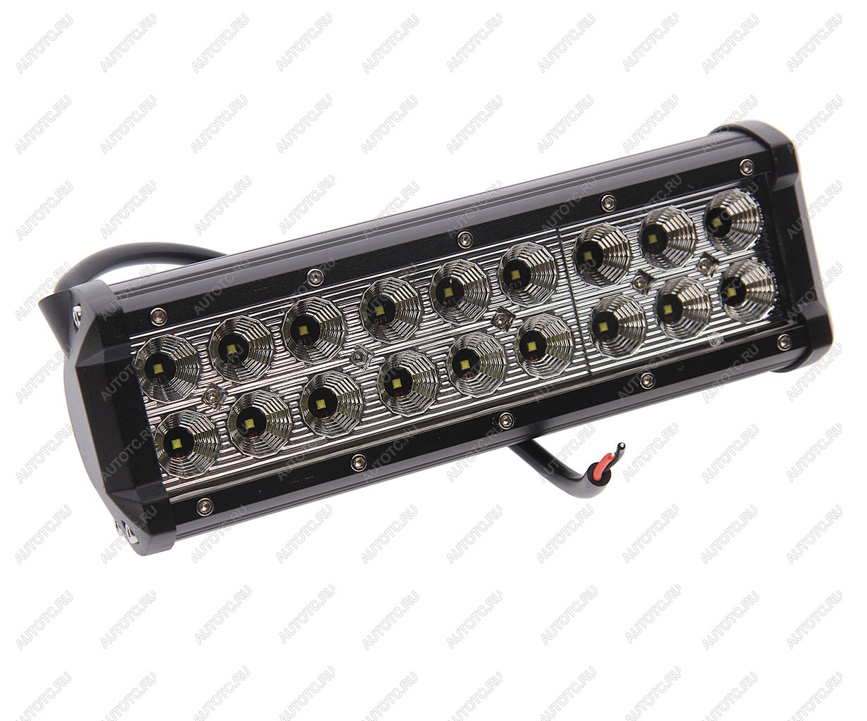 2 589 р. Балка светодиодная 1224V 54W (18 светодиодов) 235х85х65мм (ближний свет) двухрядная SAMRAI  с доставкой в г. Вологда