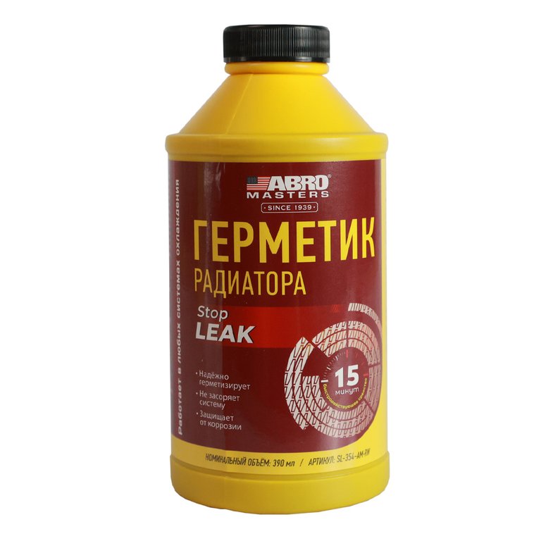 639 р. Герметик радиатора 354мл Stop Leak ABRO  с доставкой в г. Вологда