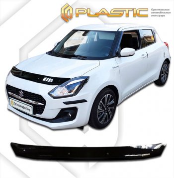 Дефлектор капота CA-Plastic Suzuki Swift  ZC33S,ZC83S, ZC43S, ZC53S, ZD53S (2016-2025)