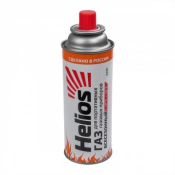 100 р. Баллон газовый цанговый HELIOS 220 гр HELIOS 186251  с доставкой в г. Вологда. Увеличить фотографию 1