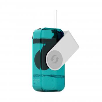 1 189 р. Бутылка JUICY DRINK, 290 мл, бирюзабелый ASOBU jb300.01-white  с доставкой в г. Вологда. Увеличить фотографию 2