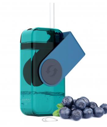 1 189 р. Бутылка JUICY DRINK, 290 мл, бирюзаголубой ASOBU jb300.17-blue  с доставкой в г. Вологда. Увеличить фотографию 3