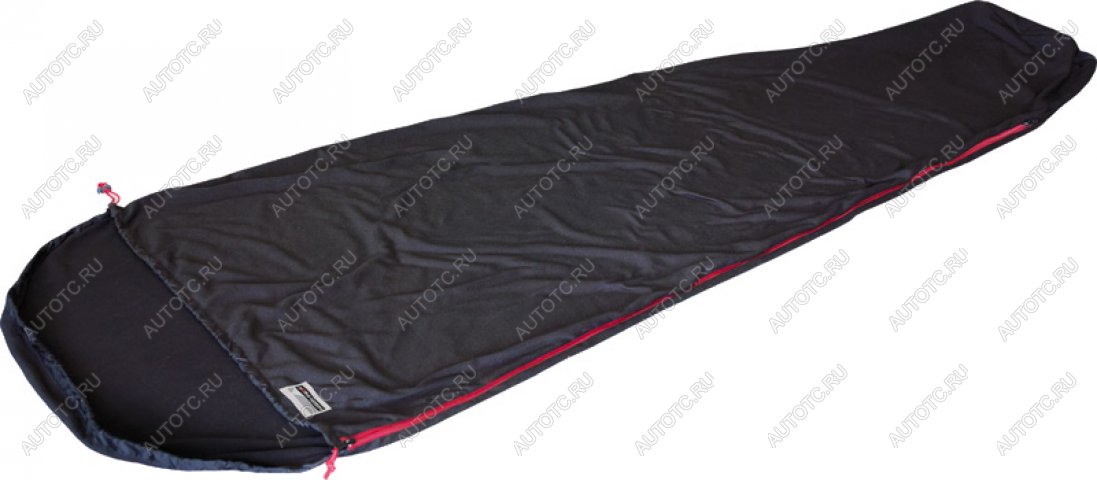 3 499 р. Вкладыш High Peak Nanuk Inlett Mumie в спальный мешок, флисовый, черный, 220х80 см High Peak 23512  с доставкой в г. Вологда