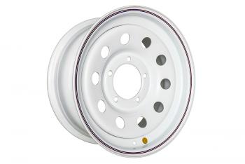 6 279 р. Диск усиленный УАЗ стальной белый 5x139,7 7xR16 d110 ET+30 OFF-ROAD Wheels 1670-53910wh-30  с доставкой в г. Вологда. Увеличить фотографию 1