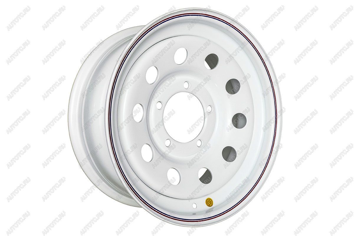 6 279 р. Диск усиленный УАЗ стальной белый 5x139,7 7xR16 d110 ET+30 OFF-ROAD Wheels 1670-53910wh-30  с доставкой в г. Вологда