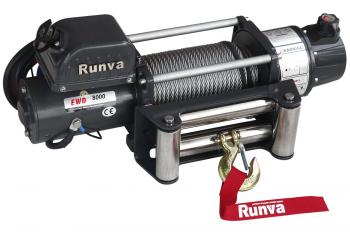 63 229 р. Лебёдка электрическая двухскоростная 12V Runva 8000 lbs 3629 кг RUNVA ewd8000u  с доставкой в г. Вологда. Увеличить фотографию 1