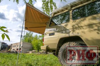 33 649 р. Маркиза автомобильная РИФ комбинированная (прямоугольная с веерной частью) 2,5 х2.5 м (левая) РИФ rifavf072525601  с доставкой в г. Вологда. Увеличить фотографию 7
