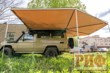 33 649 р. Маркиза автомобильная РИФ комбинированная (прямоугольная с веерной частью) 2,5 х2.5 м (левая) РИФ rifavf072525601  с доставкой в г. Вологда. Увеличить фотографию 3