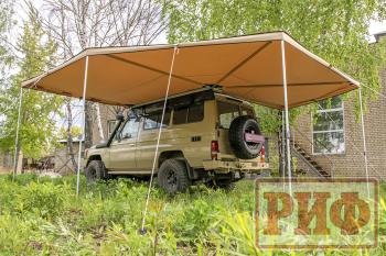 33 649 р. Маркиза автомобильная РИФ комбинированная (прямоугольная с веерной частью) 2,5 х2.5 м (левая) РИФ rifavf072525601  с доставкой в г. Вологда. Увеличить фотографию 15