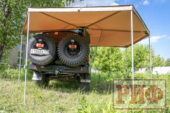 26 999 р. Маркиза автомобильная РИФ комбинированная (прямоугольная с веерной частью) 2,5х2,0 м (правая) РИФ rifavf072020602  с доставкой в г. Вологда. Увеличить фотографию 6