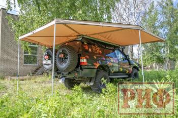 26 999 р. Маркиза автомобильная РИФ комбинированная (прямоугольная с веерной частью) 2,5х2,0 м (правая) РИФ rifavf072020602  с доставкой в г. Вологда. Увеличить фотографию 20
