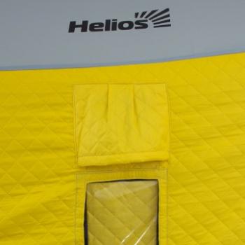 19 999 р. Палатка зимняя HELIOS Куб 1,8х1,8 (желтыйсерый) HELIOS hs-isci-180yg  с доставкой в г. Вологда. Увеличить фотографию 4